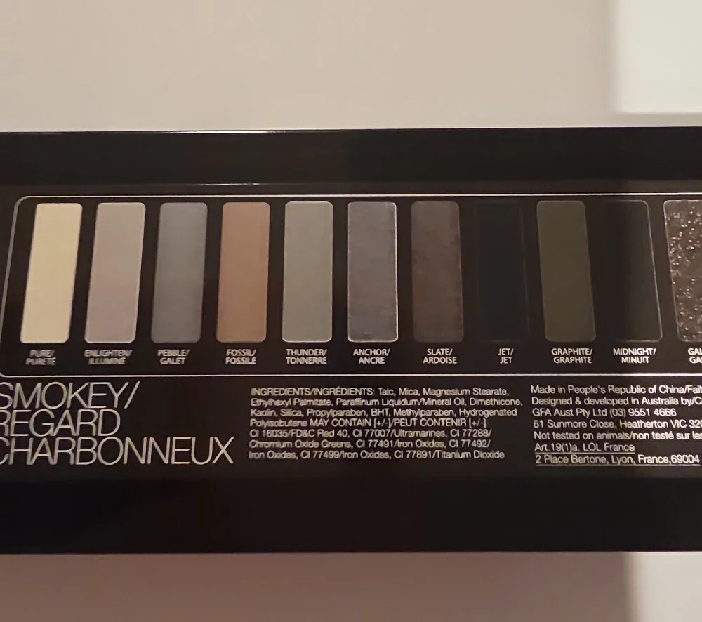 Smokey Eyeshadow Palette - Neutral to Black Tones